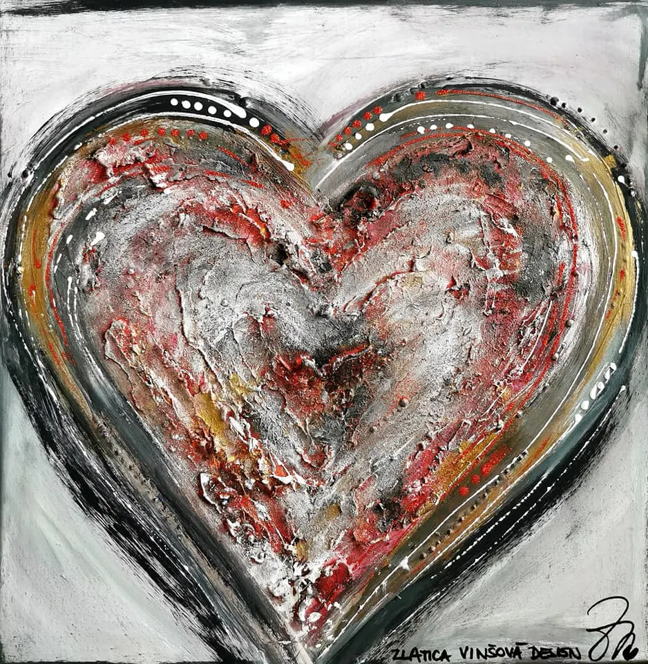 114. obraz  “SRDCE”
50x50cm