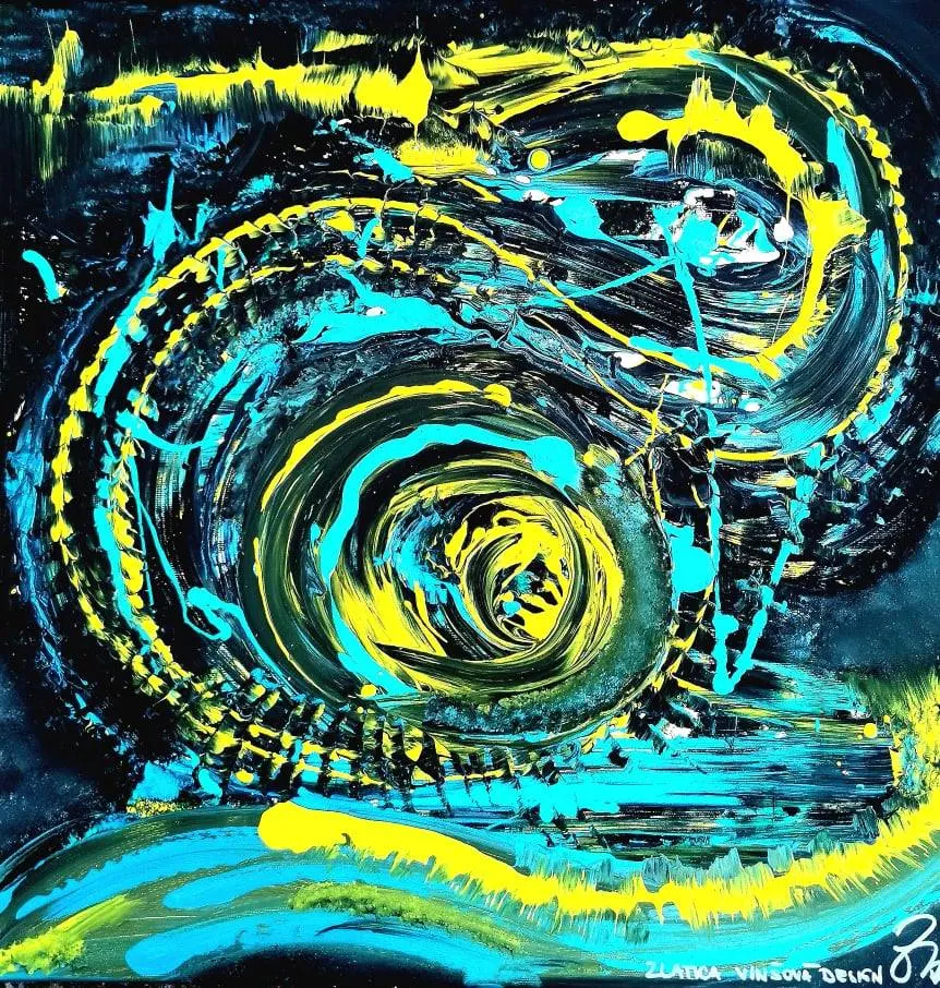 117. obraz TANEC MORA
50x50cm