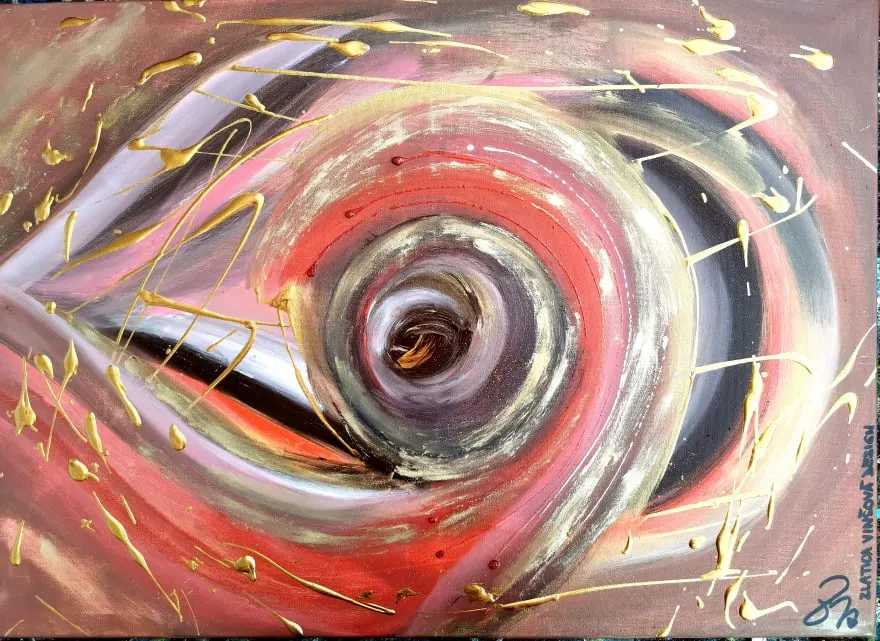 123. obraz  “PREPLETENÉ OSUDY”
70x50cm