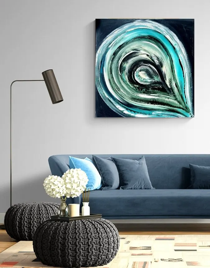 73. obraz POSLEDNÁ SLZA
70x70cm