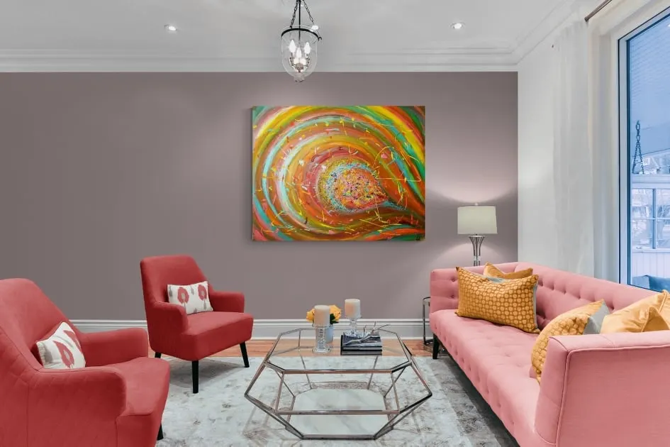 127. obraz  “DÚHOVÝ SVET”
100x80cm