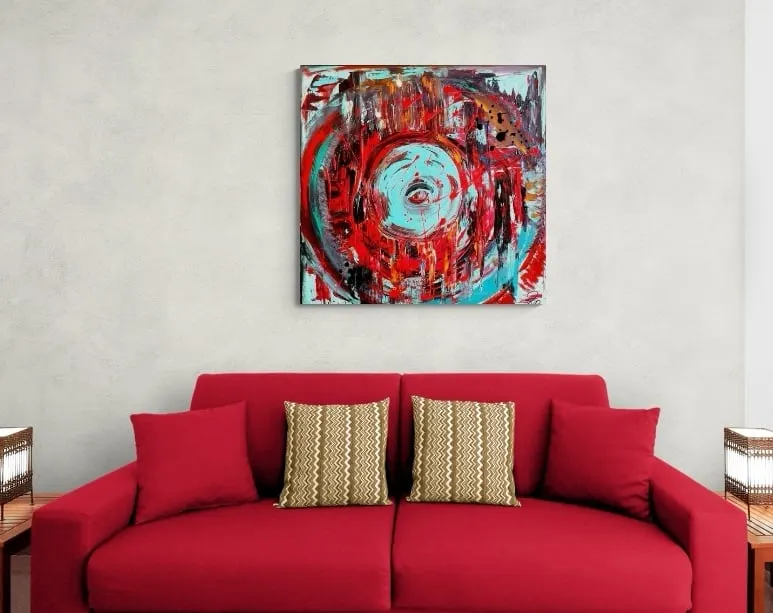 96. obraz  “ ROZHODNUTIE ”
70x70cm