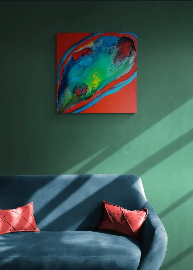 109. obraz  “SPLÝVANIE”
70x70cm