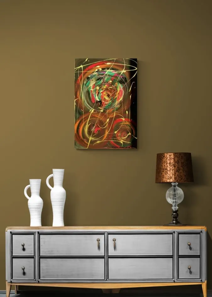 105. obraz  “VO VÍRE ŠTASTIA”
50x70cm