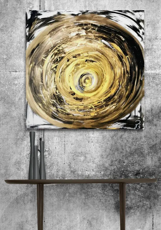 108. obraz  “NEKONEČNÉ OBJATIE”
100x100cm