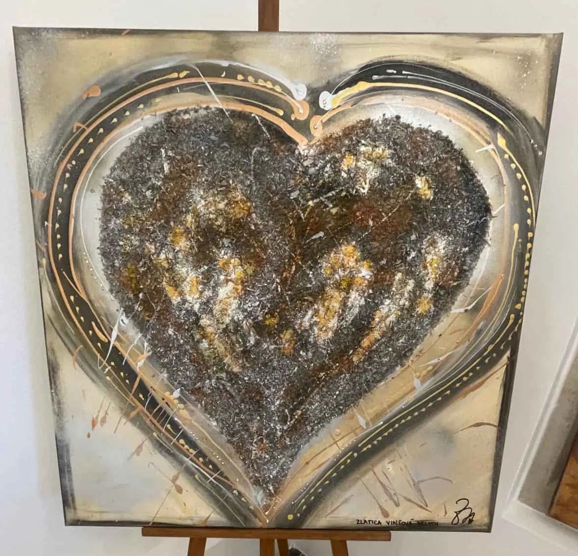 142. obraz “MOJE SRDCE”
100x100cm