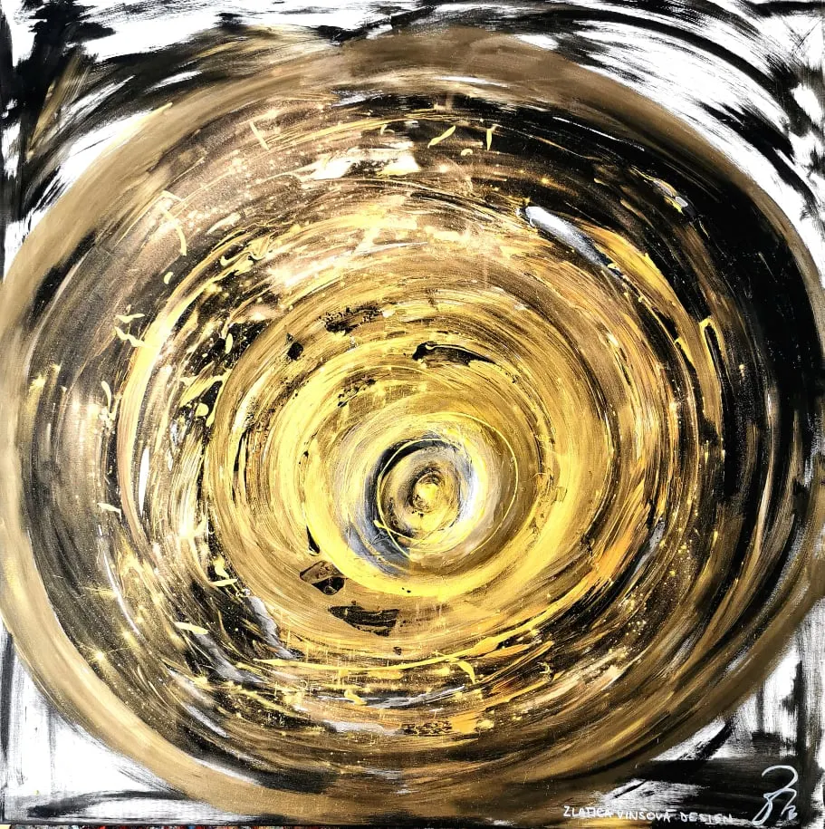 108. obraz  “NEKONEČNÉ OBJATIE”
100x100cm