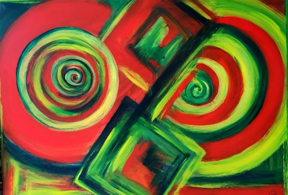 obraz  FAREBNÝ SVET
110x80cm