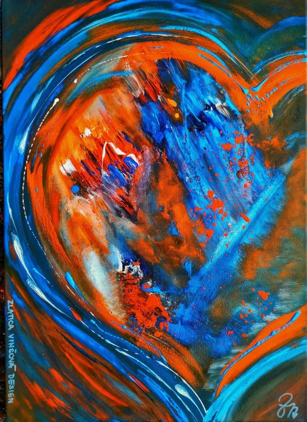 126. obraz  “SRDCE”
50x70cm