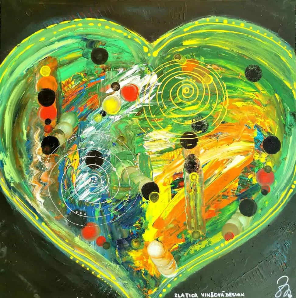 obraz “SRDIEČKO”
70x70cm