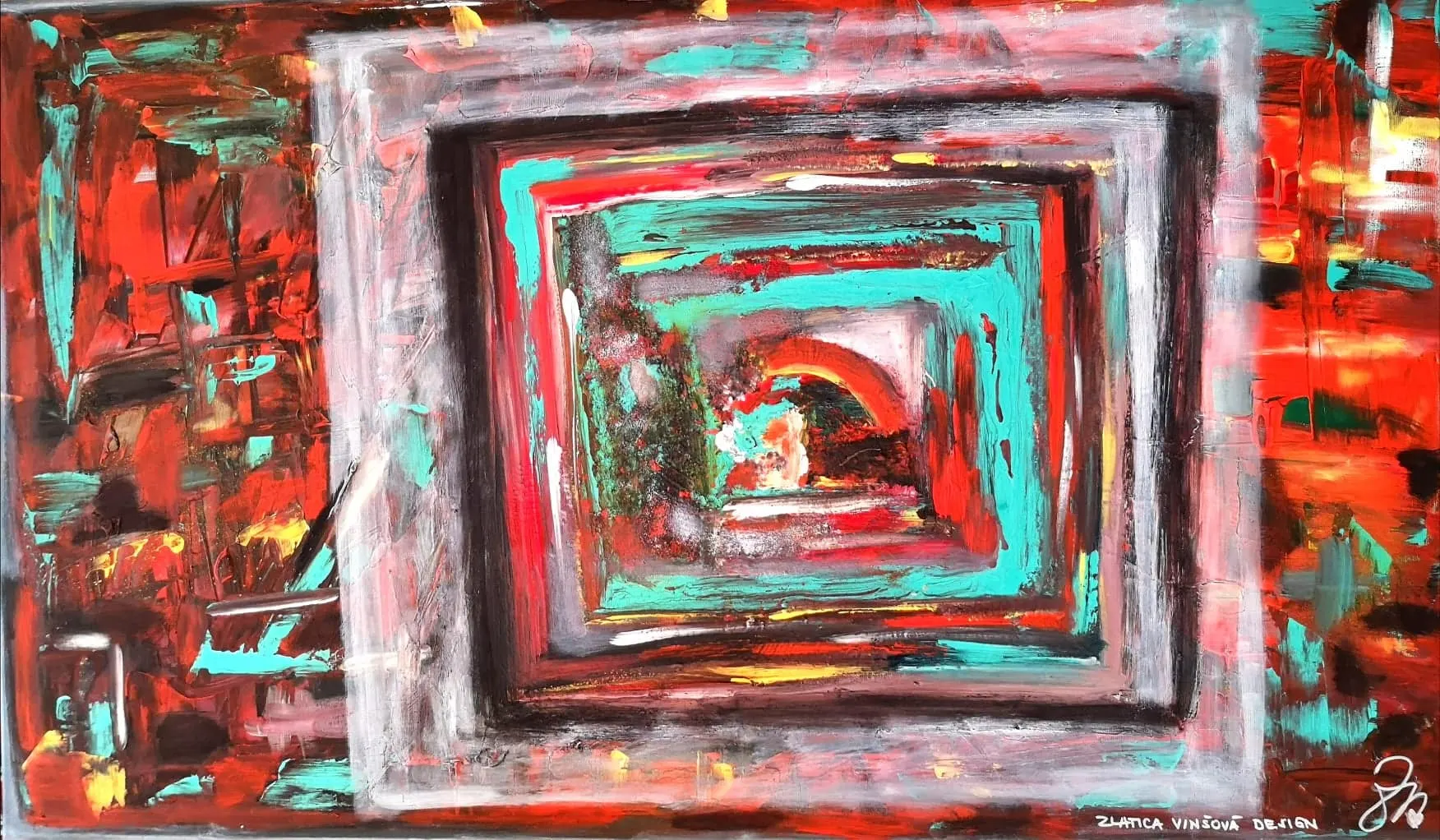87. obraz  OKNO NÁDEJE
120x70cm