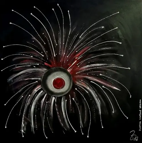 136. obraz “OHŇOSTROJ ŠŤASTIA”
75x75cm