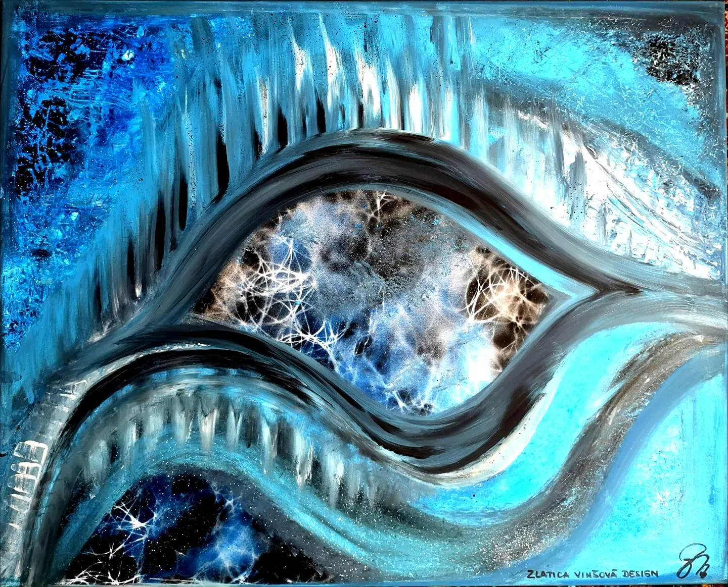 58. obraz SILA VODY  100x80cm