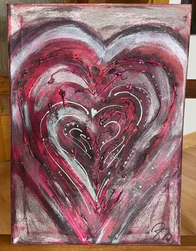 145. obraz “SRDIEČKO”
30x40cm