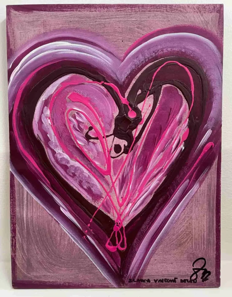 144. obraz “SRDIEČKO”
30x40cm