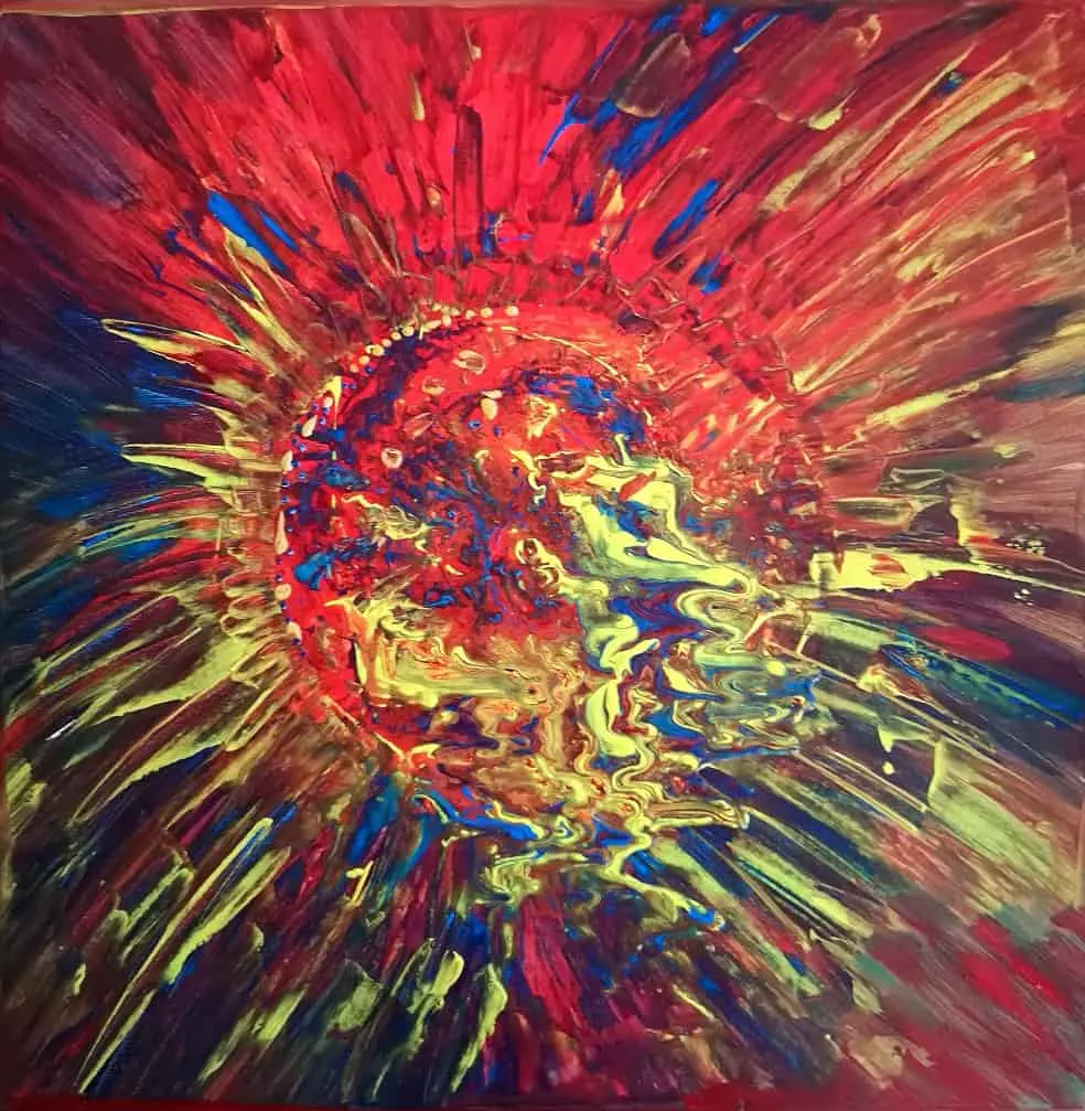 61. obraz ERUPCIA VÁŠNE
80x80cm